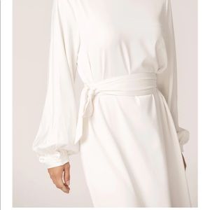 Emma White Maxi Dress Veiled Collection